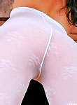 white pantyhose