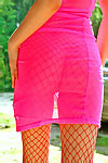 blonde pantyhose