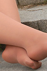 legs in nylons