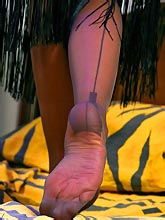 natasha in silky stockings
