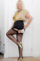 stocking nylons leggy