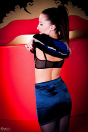 Sheer Silky Seamed Stockings
